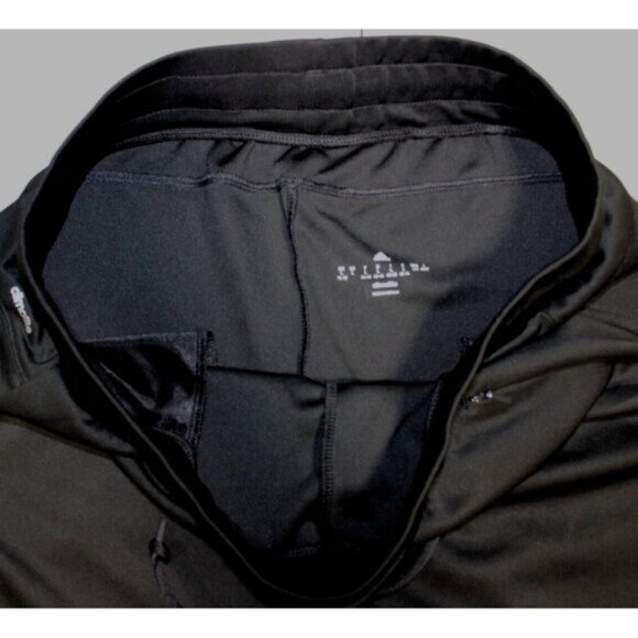 Womens Adidas Climalite Athletic High Rise Pants Large Black Running Pockets - Picture 3 of 6